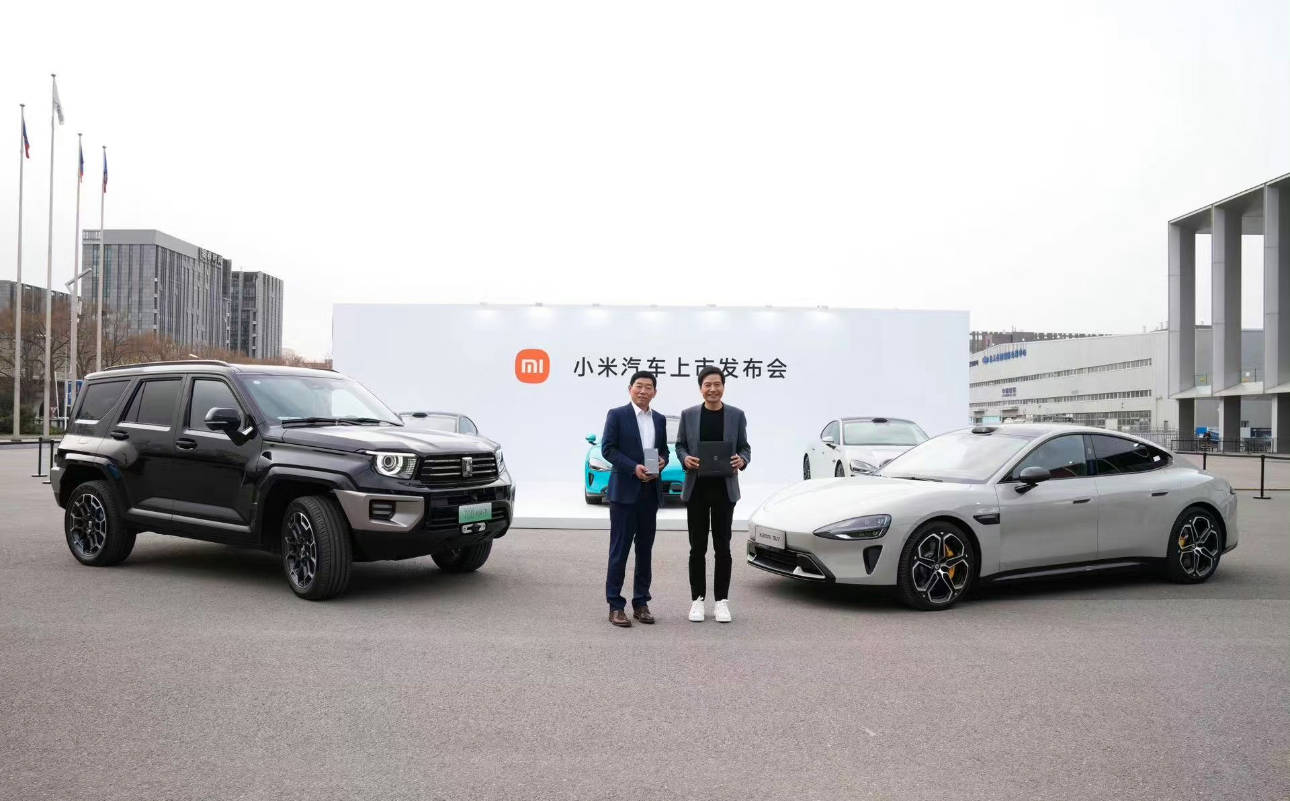 中國車企在一起，長城魏建軍與小米雷軍兩“軍”會師